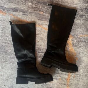 Sam Edelman Black Combat & Moto Boots